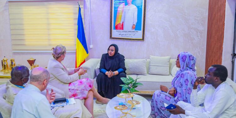 Tchad : la Ministre de l&rsquo;Action sociale s&rsquo;entretient avec la Haut-Commissaire Adjointe du HCR