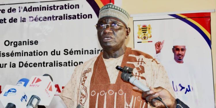 Tchad : Le ministre d&rsquo;État, ministre de l&rsquo;Administration du territoire lance  un atelier sur l&rsquo;appropriation de la feuille de route de la Décentralisation à Faya.
