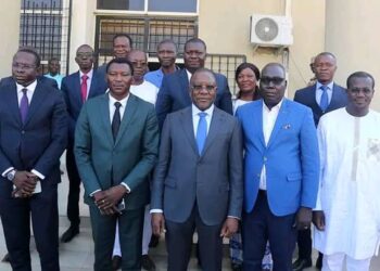 Tchad : Le Président du Conseil constitutionnel reçoit le nouveau bureau de l’Ordre des avocats