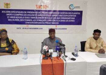 Tchad : Le Projet SWEDD+ ouvre un atelier sur les Mécanismes de Gestion des Plaintes (MGP), incluant les VBG, EAS et HS, au profit des organisations de jeunes, femmes, syndicats et comités locaux.