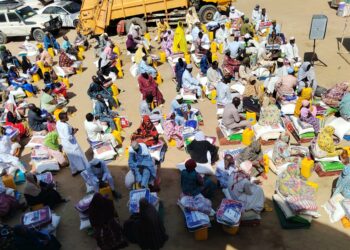 N&rsquo;Djaména : Le ministère de l&rsquo;Action sociale remet aux déficients visuels des kits de vivres et non-vivres.