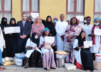 N&rsquo;Djaména : 40 femmes formées en transformation des produits laitiers, yaourt.