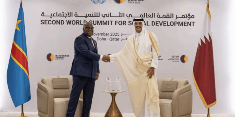 RDC : Paix dans l’Est et développement social au cœur de l’entretien Tshisekedi-Émir du Qatar