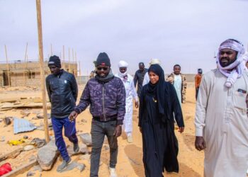 ​Mourdi : L’honorable Amina Tidjani Yaya au cœur du chantier de l’hôpital de district