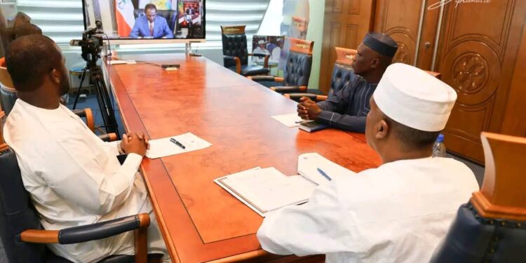 Le Tchad participe par visioconférence à la 8ᵉ Session extraordinaire de la CEEAC