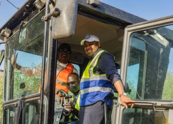 N&rsquo;djamena : La Mairie Centrale procède au nivellement et au reprofilage des rues du 4ème arrondissement.