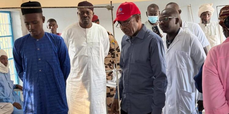 Tchad : Le ministre de la Santé inspecte l’hôpital de N’Djamena Bilala pour renforcer la réponse face aux inondations
