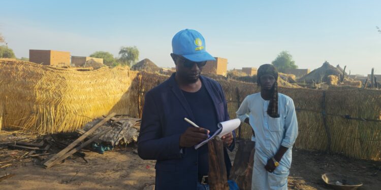 Sila : Le Délégué de l&rsquo;action sociale à Kerfi pour évaluer les dégâts de l&rsquo;incendie du 8 décembre