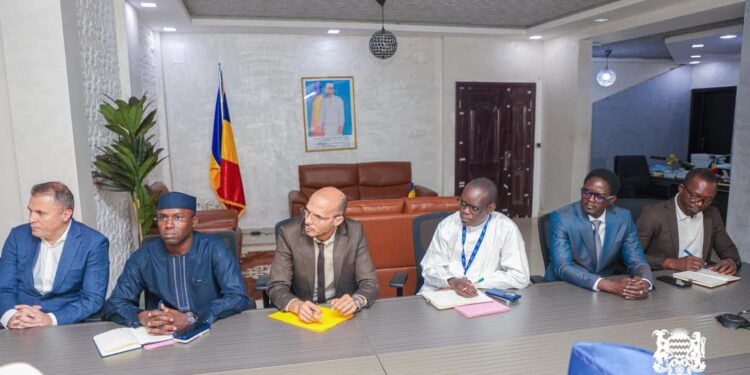 Tchad : Le Ministre Boukar Michel coordonne avec Airtel et Moov Africa la réception imminente de la fibre optique Doba–Iriba