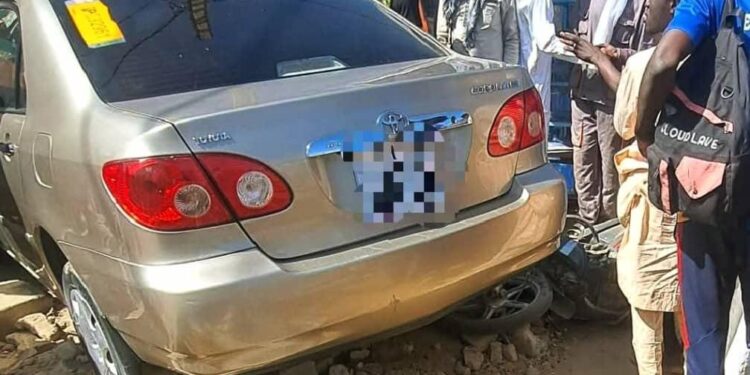 N&rsquo;djamena : Un conducteur perd contrôle et percute plusieurs installations