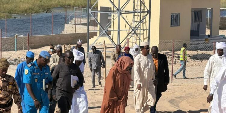 Lac : L&rsquo;équipe du PCIT visite le chantier du quai d’embarquement et le site du marché de poissons de Baga-Sola.