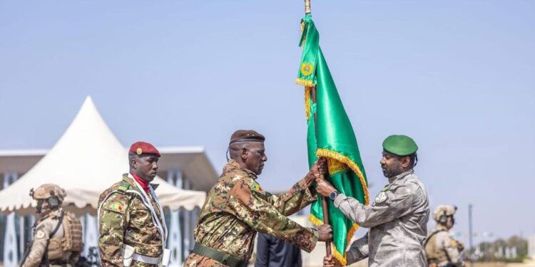 AES : Remise officielle de l&rsquo;Étendard à la Force unifiée de l&rsquo;AES