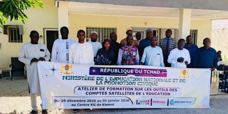 Tchad : Formation aux outils des comptes satellites de l&rsquo;éducation au Tchad