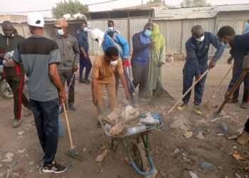 N&rsquo;djamena : Le Marché de Djougoulier accueille une vaste opération de salubrité
