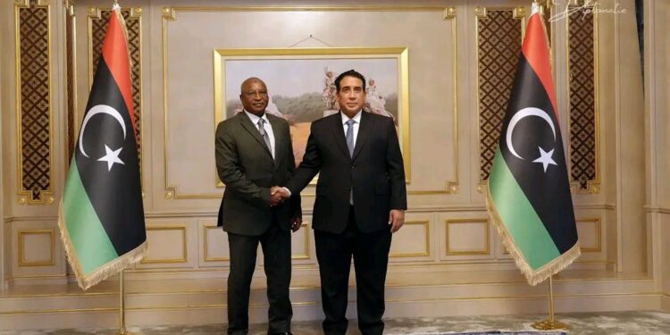 Diplomatie : L&rsquo;ambassadeur du Tchad en Libye présente ses lettres de créance au Président