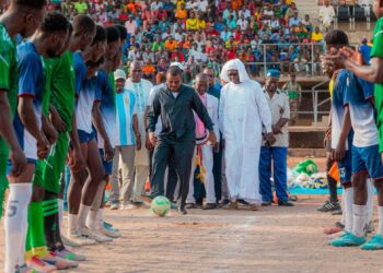 ​Logone Oriental : Le Ministre Maidé Hamit Lony au plus près des réalités sportives à Doba