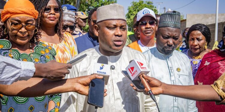 N&rsquo;djamena : Lancement des travaux de reprofilage des axes routiers du 6ᵉ arrondissement