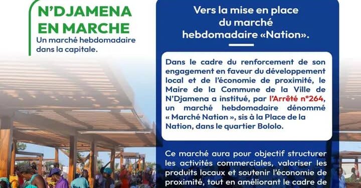 ​N&rsquo;Djaména : Le « Marché Nation », nouveau pôle économique au cœur de Bololo