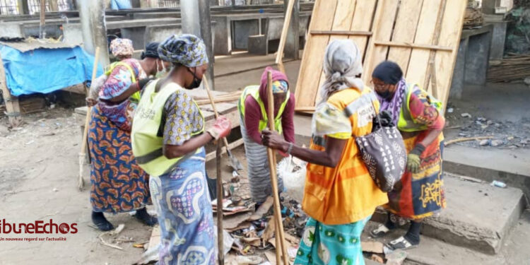 ​N’Djaména : Au marché Taradona, la propreté comme un combat pour la vie