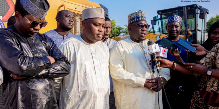 ​N&rsquo;Djaména : Fin des travaux de reprofilage des voiries urbaines