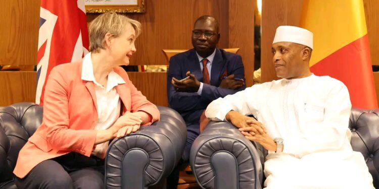 Tchad : Entretien entre le Ministre des Affaires étrangères et son homologue britannique