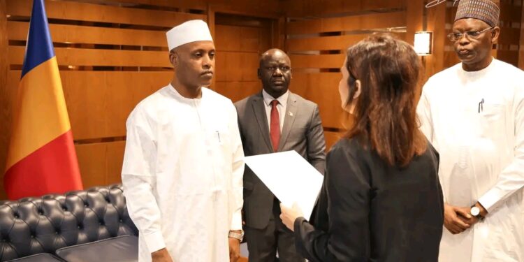 Tchad : Le Ministre des Affaires étrangères reçoit la nouvelle ambassadrice d&rsquo;Italie