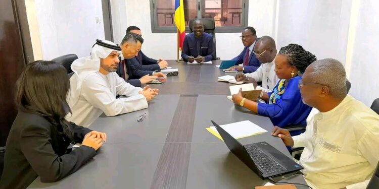 Tchad : Le Ministre du Commerce reçoit un groupe d&rsquo;investisseurs industriels basé à Dubaï