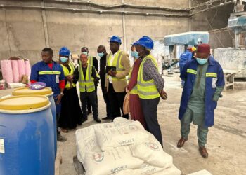 Tchad : Le Ministère de l&rsquo;Environnement inspecte l&rsquo;usine de fabrication de peinture de la société SOPEIN-T à Farcha