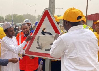 ​N&rsquo;Djaména : L&rsquo;ONASER renforce la sécurité routière au rond-point de Farcha