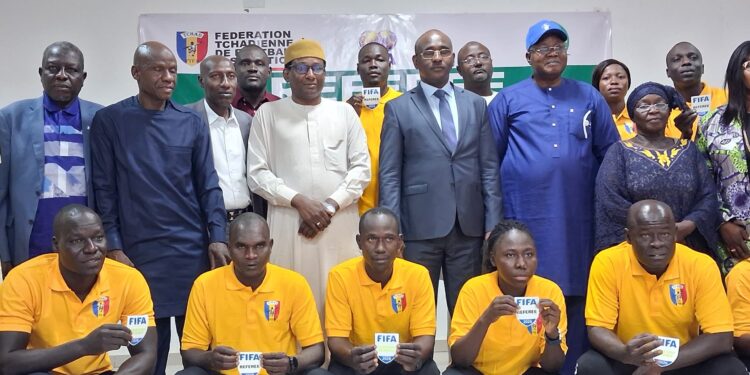 Tchad : La liste des arbitres internationaux s’élargit, 13 officiels reçoivent leurs badges FIFA