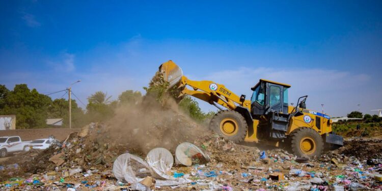 N&rsquo;Djamena : La Mairie centrale procède à l&rsquo;enlèvement des ordures dans le 2ᵉ arrondissement
