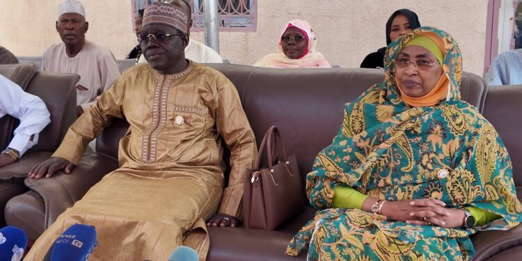 N&rsquo;djamena : Visite des Sénateurs Mariam Ahmat Djemil et Ibrahim Foullah dans le 5ème Arrondissement