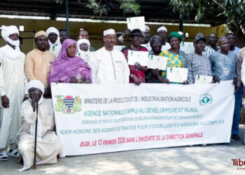 Tchad : L&rsquo;ANADER honore 33 de ses agents retraités