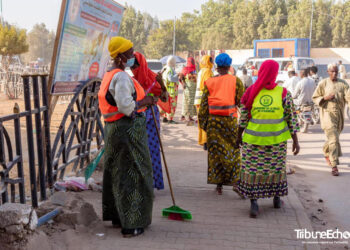 N&rsquo;djamena : Vaste opération de salubrité aux abords du viaduc de Tacha Mossoro