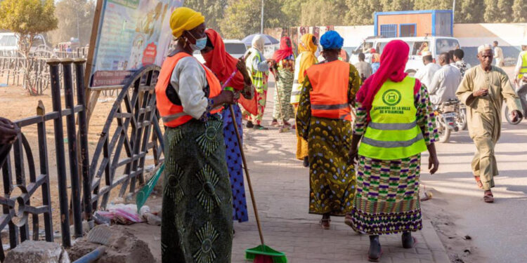 N&rsquo;djamena : Vaste opération de salubrité aux abords du viaduc de Tacha Mossoro