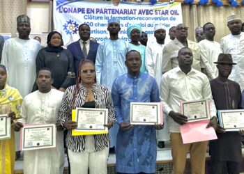Emploi: 100 jeunes formés aux métiers des services pétroliers une passerelle vers l’insertion professionnelle