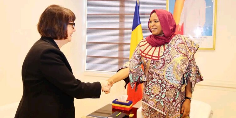 Tchad : En fin de mission, la diplomate Siobhán Mullally reçue au Ministère des affaires étrangères