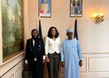 Tchad : La sénatrice Zenaba Mahamat Adoum reçue en France par l&rsquo;Ambassadrice Amina Priscille Longoh
