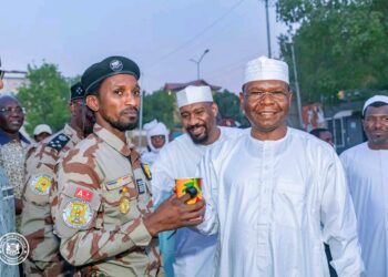 Tchad : Le Premier Ministre encourage les agents du GCR déployés au rond-point Adoum Tchéré