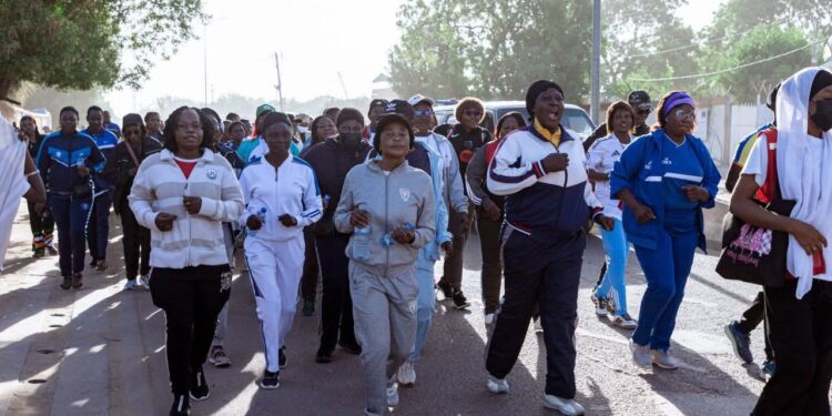 ​Tchad : Les femmes du ministère des sports en marche pour l’égalité et l&rsquo;épanouissement