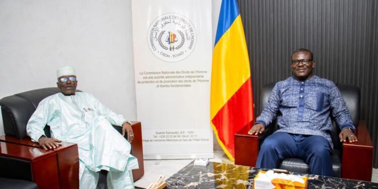 L&rsquo;ambassadeur du Tchad auprès du Congo salue le dynamisme de la CNDH