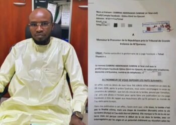 Djibrine Abderaman Djibrine porte plainte contre X suite à la publication d&rsquo;une de ses images sur les réseaux