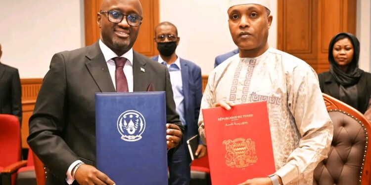 Coopération : Signature de l’Accord instituant une Grande Commission Mixte de Coopération entre le Tchad et le Rwanda