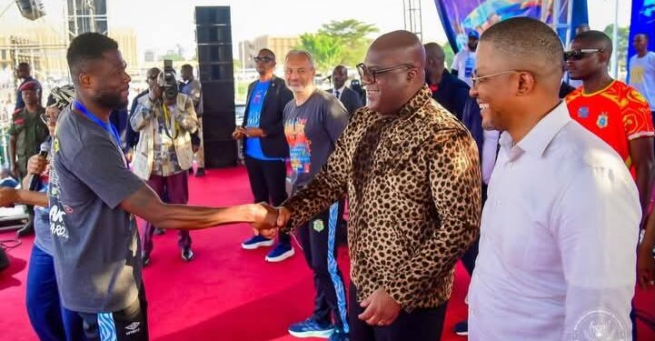 RDC : Les Léopards reçus en héros au Palais du Peuple après leur qualification historique