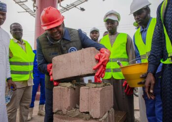 N&rsquo;Djaména : lancement des travaux de réhabilitation du rond-point à double voie