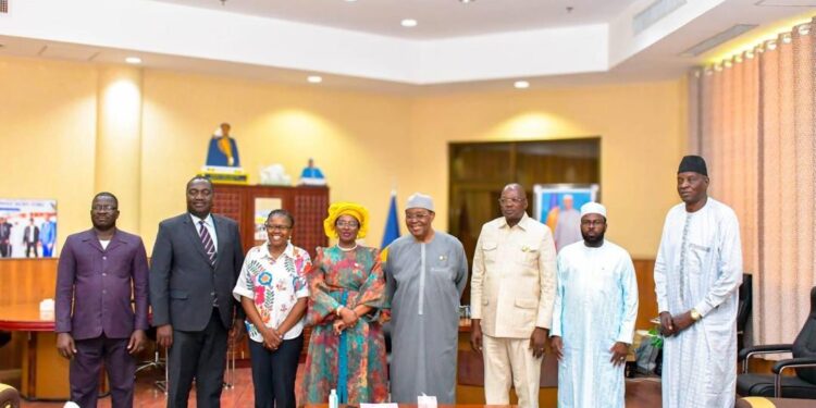 Tchad : La Directrice Pays de l’ONUSIDA reçue par le Président du Sénat