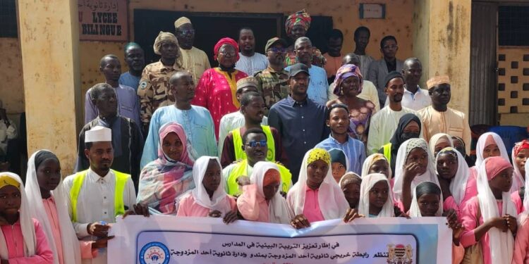 Moundou : Une opération de reboisement mobilise le Lycée Ouhoud bilingue