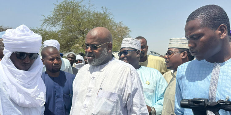 N&rsquo;djamena : Descente du ministre de l&rsquo;Urbanisme à l&rsquo;Hippodrome en compagnie de plusieurs maires.