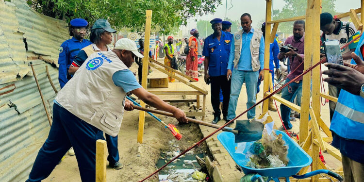 N&rsquo;djamena : Lancement officiel de la Salubrité Intercommunale dans le 6ᵉ Arrondissement.