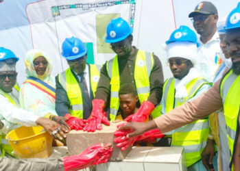 N&rsquo;djamena : Pose de la première pierre pour la réhabilitation de l&rsquo;Académie de Football de Farcha
